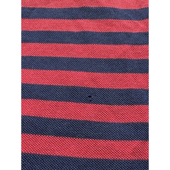 Masters Collection Mens Size XL Golf Polo Red/Navy Stripe Shirt - Picture 6 of 9